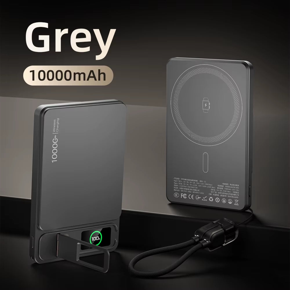 10000Mah Slim Original Portable Power Bank for Magsafe Charging | Wireless Fast Charging Up To 20W
