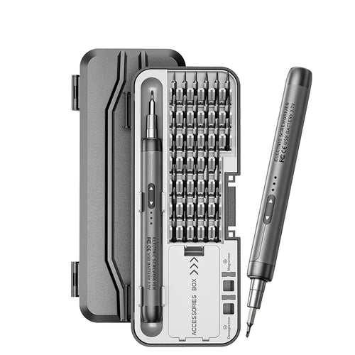 45-In-1 Mini Electric Screwdriver | Steel & Magnetic Tip With Rechargeable and Long-Lasting Battery Life