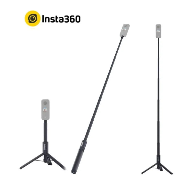 Insta360 2-in-1 Invisible Selfie Stick + Tripod For X5 X4 Ace /Ace Pro/Ace PRO 2/X3/X2/ONE RS/R/GO 3/GO 2 | Original Accessories
