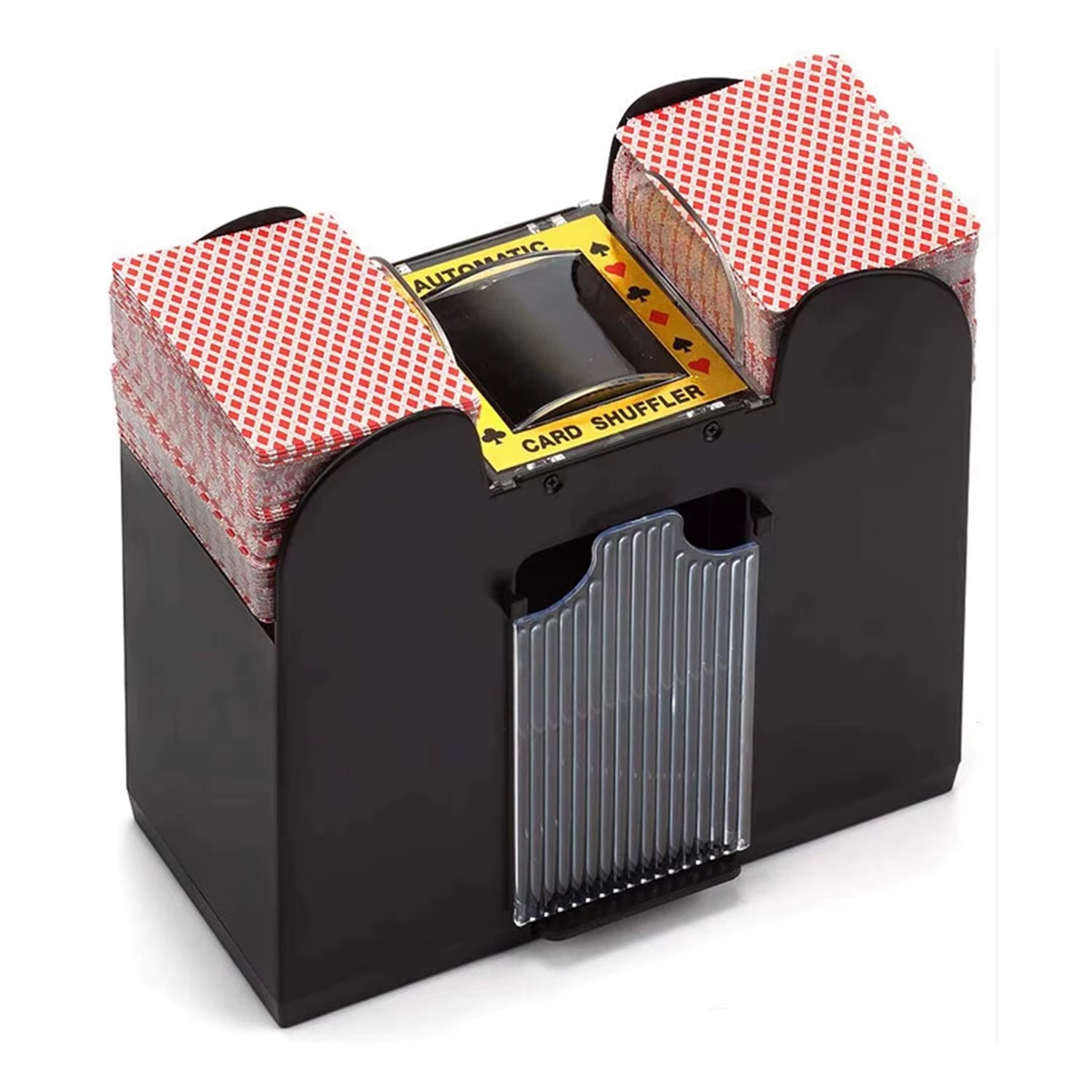 2 Decks Automatic Card Shuffler | Sorter and Dispenser for Travel & Home