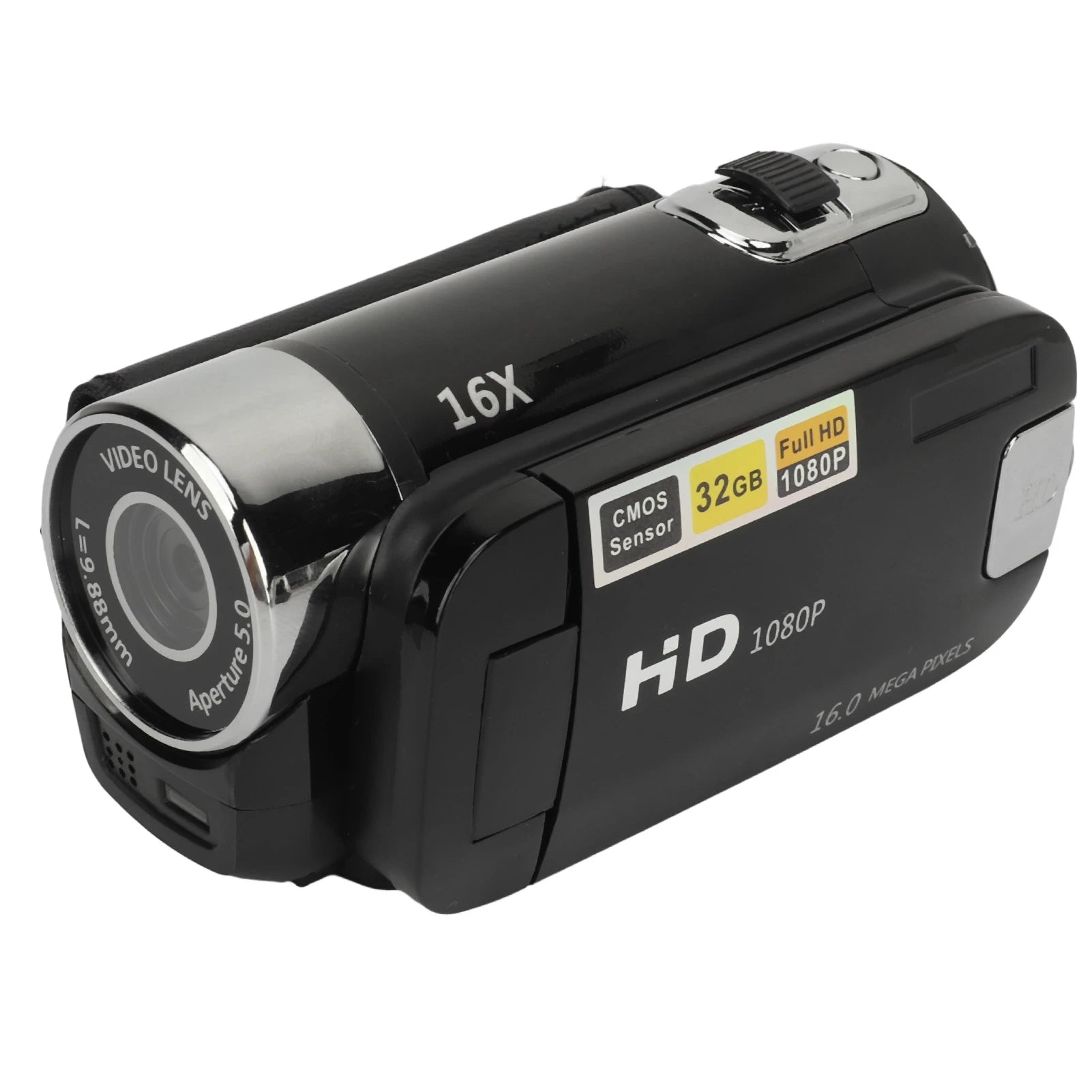 D90 1080P 16MP Digital Camcorder + Camera 2.4 Inch With Rotatable Screen | 16X Zoom HD Video Recorder With Fill Light