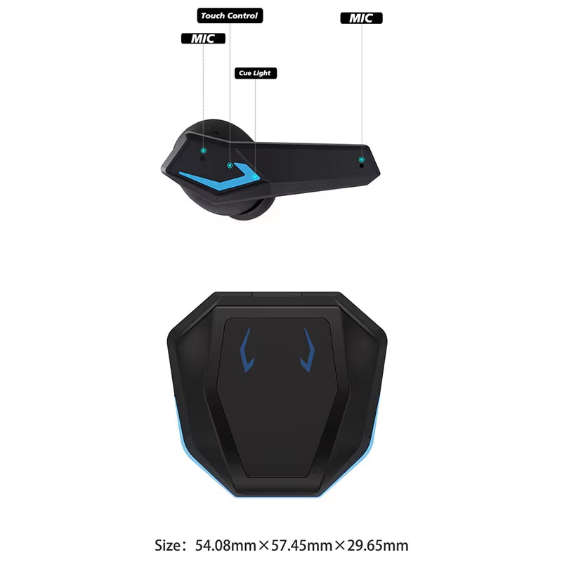 ENC Wireless Gaming Audio Earphones | Bluetooth Headphones