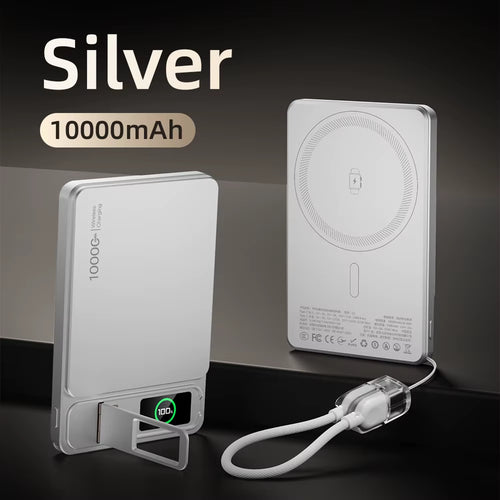10000Mah Slim Original Portable Power Bank for Magsafe Charging | Wireless Fast Charging Up To 20W