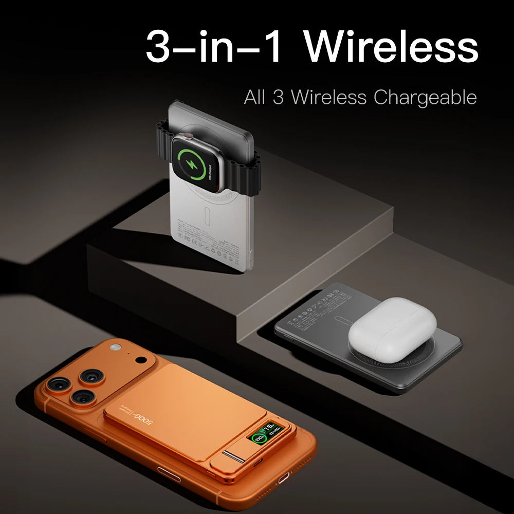 10000Mah Slim Original Portable Power Bank for Magsafe Charging | Wireless Fast Charging Up To 20W