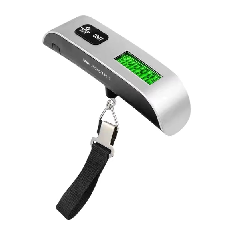 Portable Scale Digital With LCD Display | 110Lb/50Kg Maximum Payload For Measuring Luggage, Suitcases, Bags And More