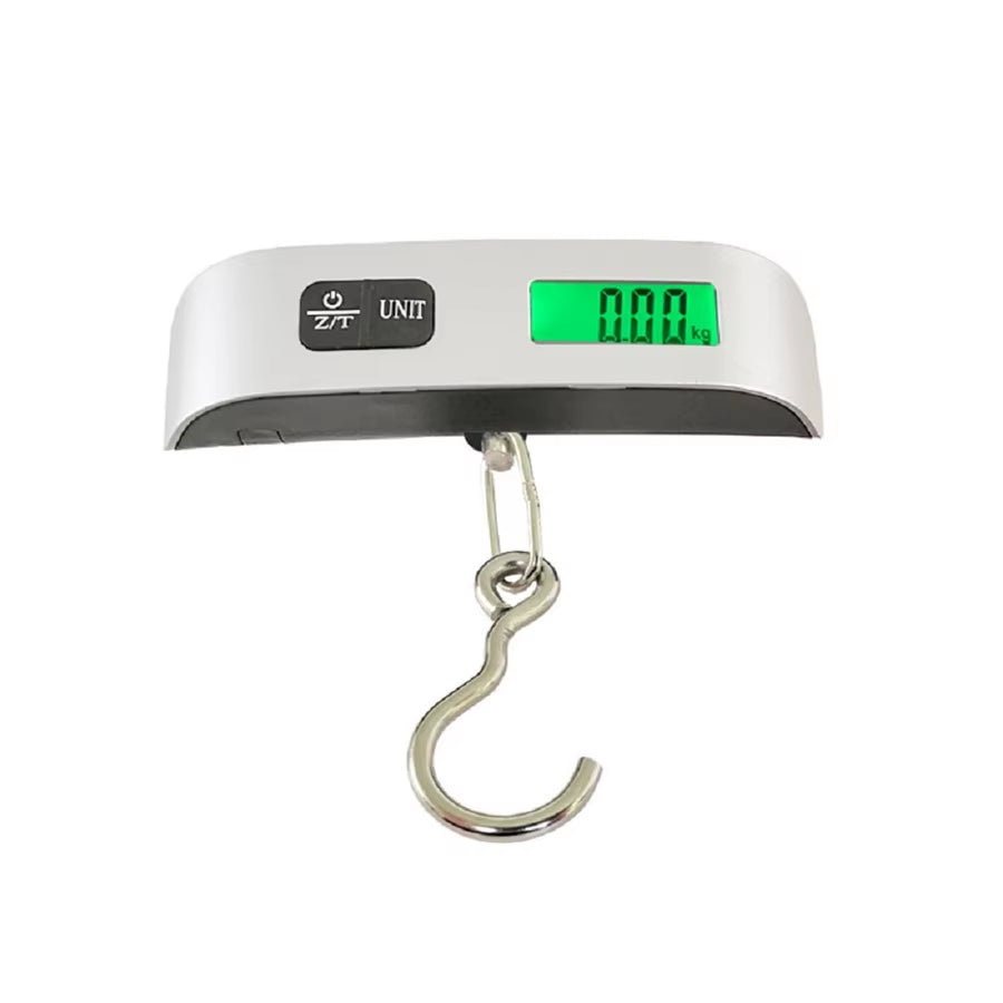 Portable Scale Digital With LCD Display | 110Lb/50Kg Maximum Payload For Measuring Luggage, Suitcases, Bags And More