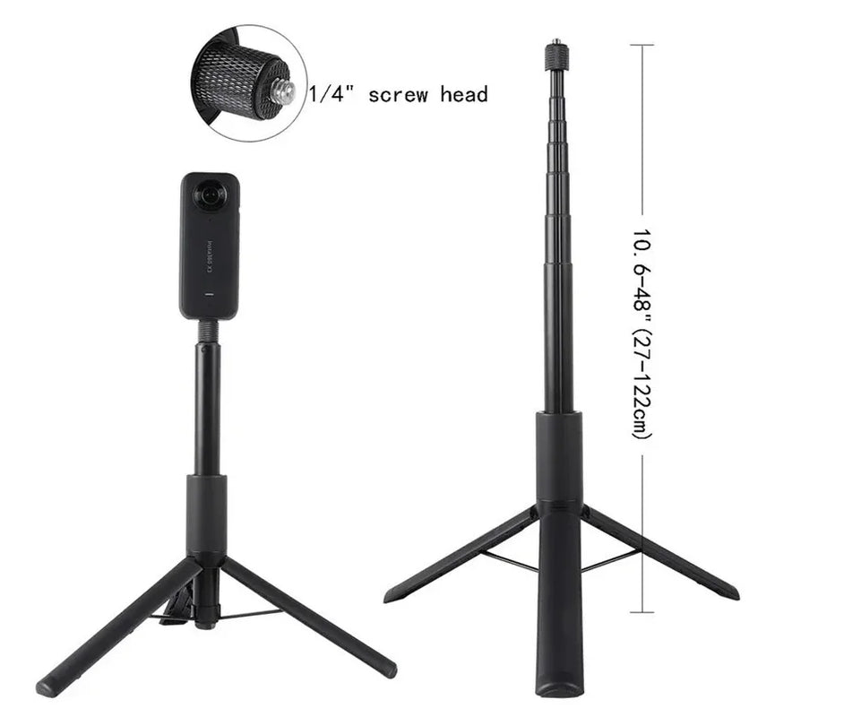 Insta360 2-in-1 Invisible Selfie Stick + Tripod For X5 X4 Ace /Ace Pro/Ace PRO 2/X3/X2/ONE RS/R/GO 3/GO 2 | Original Accessories