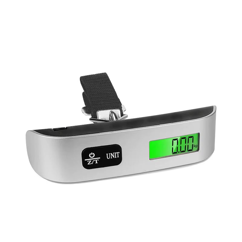 Portable Scale Digital With LCD Display | 110Lb/50Kg Maximum Payload For Measuring Luggage, Suitcases, Bags And More