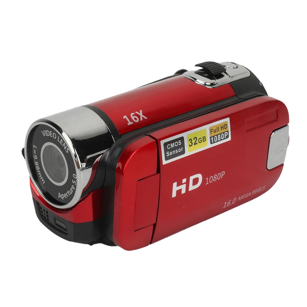 D90 1080P 16MP Digital Camcorder + Camera 2.4 Inch With Rotatable Screen | 16X Zoom HD Video Recorder With Fill Light