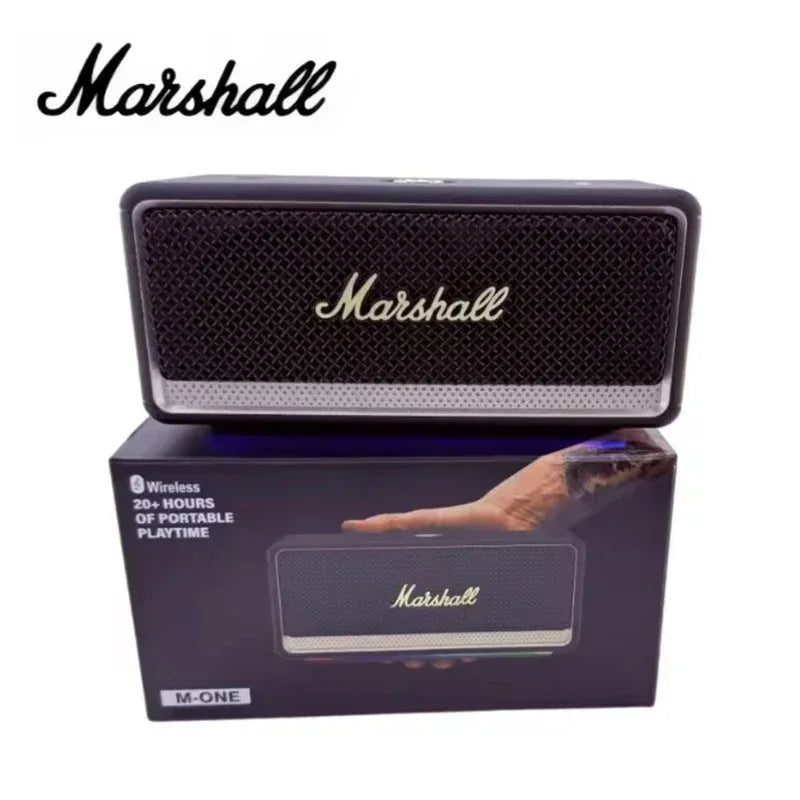 Marshall Portable Outdoor Speaker | Wireless Bluetooth TWS Stereo Loud Sound with Clear Mic for Smartphone Tablet Speaker