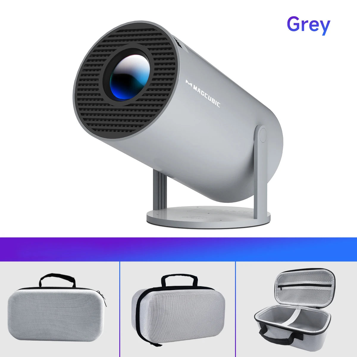 Projector HY300 Pro 8K | iPhone + Android Compatible, 14 Dual Wifi6, 290ANSI, H726, BT5.4, 1080P, 720P, Home Cinema + Outdoor Projetor