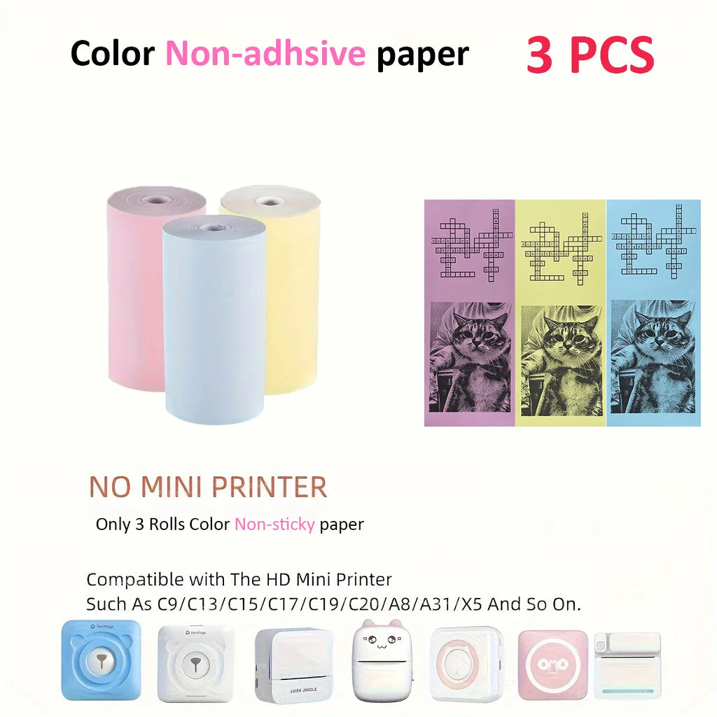 Thermal Mini Portable Printer | Inkless, Sticker Maker, App Pocket Printer for Bluetooth Devices