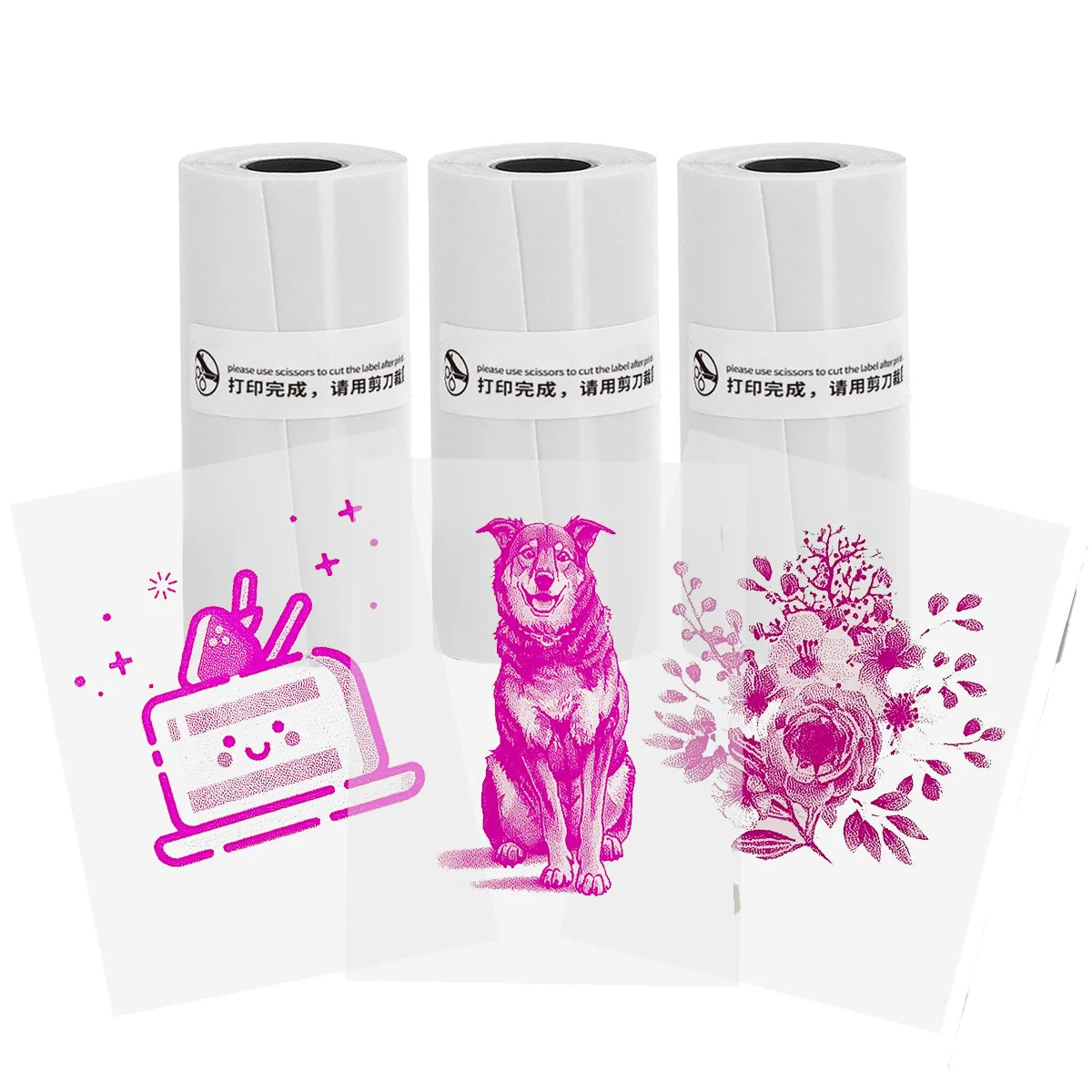 Thermal Mini Portable Printer | Inkless, Sticker Maker, App Pocket Printer for Bluetooth Devices