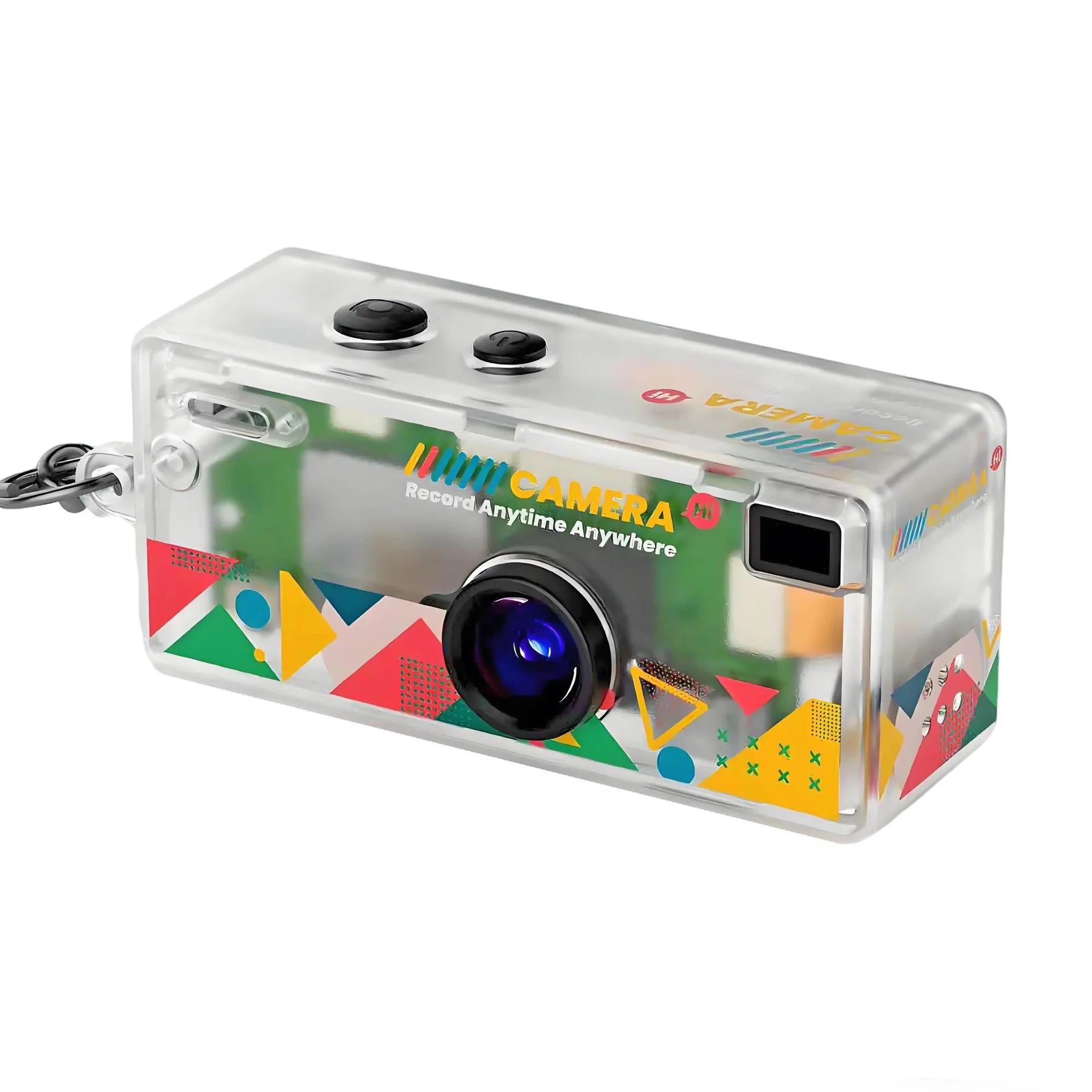 Thumb Keychain Camera + Camcorder 0.96 Inch Retro | Mini Cameras With 720P And Audio + Video Recorder With Support Memory Card