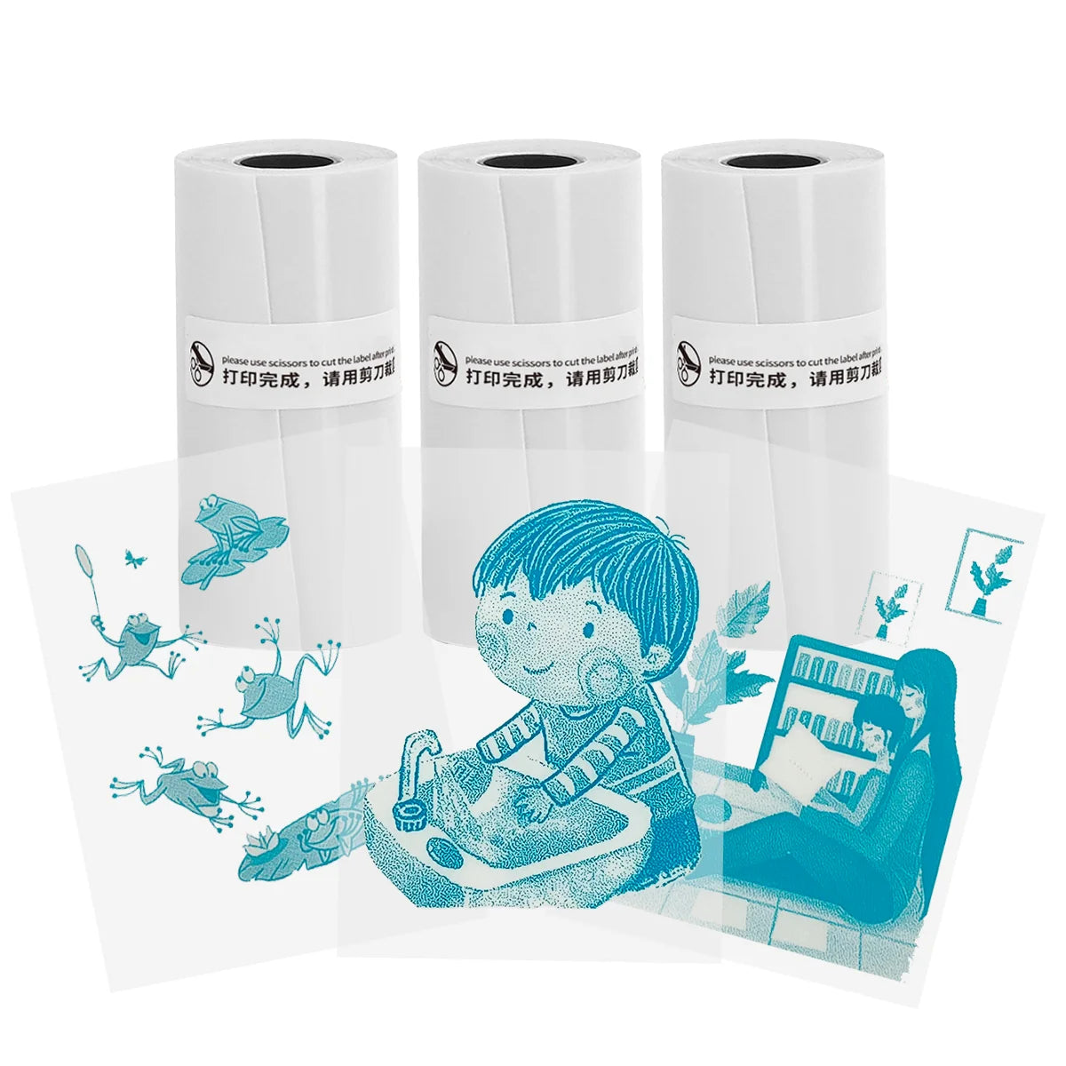 Thermal Mini Portable Printer | Inkless, Sticker Maker, App Pocket Printer for Bluetooth Devices