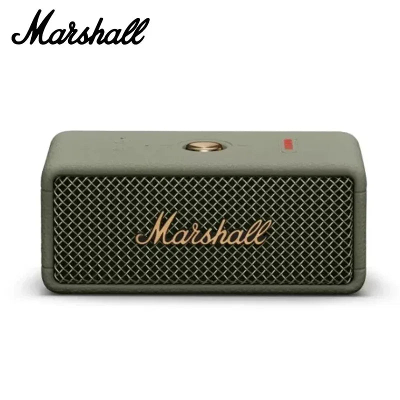 Marshall Portable Outdoor Speaker | Wireless Bluetooth TWS Stereo Loud Sound with Clear Mic for Smartphone Tablet Speaker