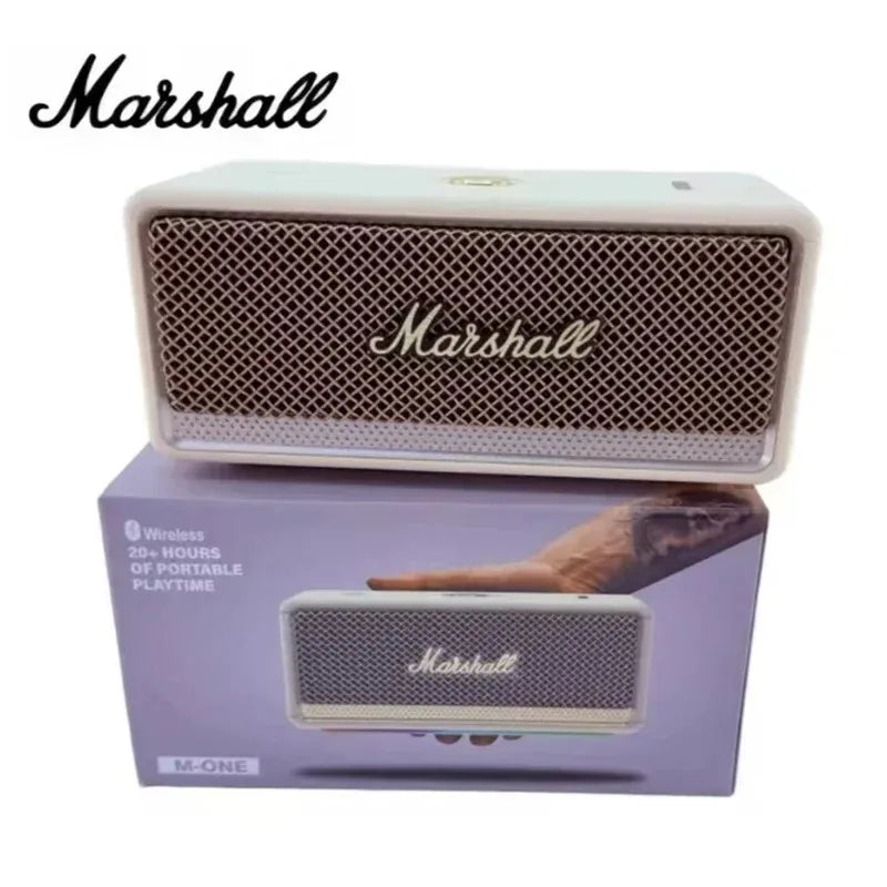 Marshall Portable Outdoor Speaker | Wireless Bluetooth TWS Stereo Loud Sound with Clear Mic for Smartphone Tablet Speaker