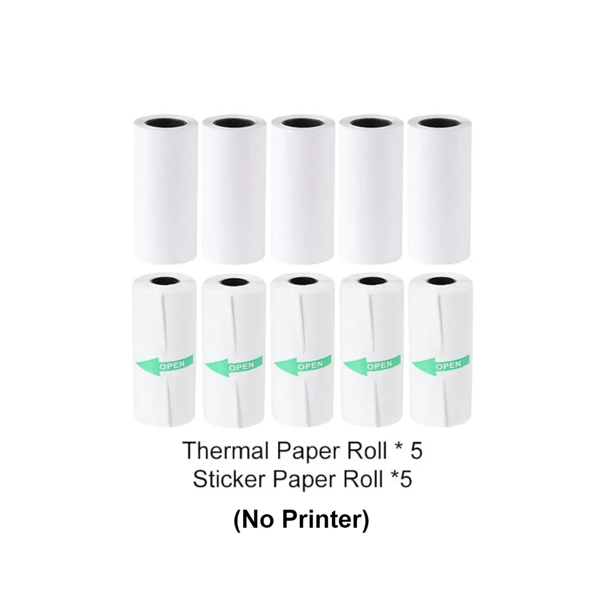 Thermal Mini Portable Printer | Inkless, Sticker Maker, App Pocket Printer for Bluetooth Devices