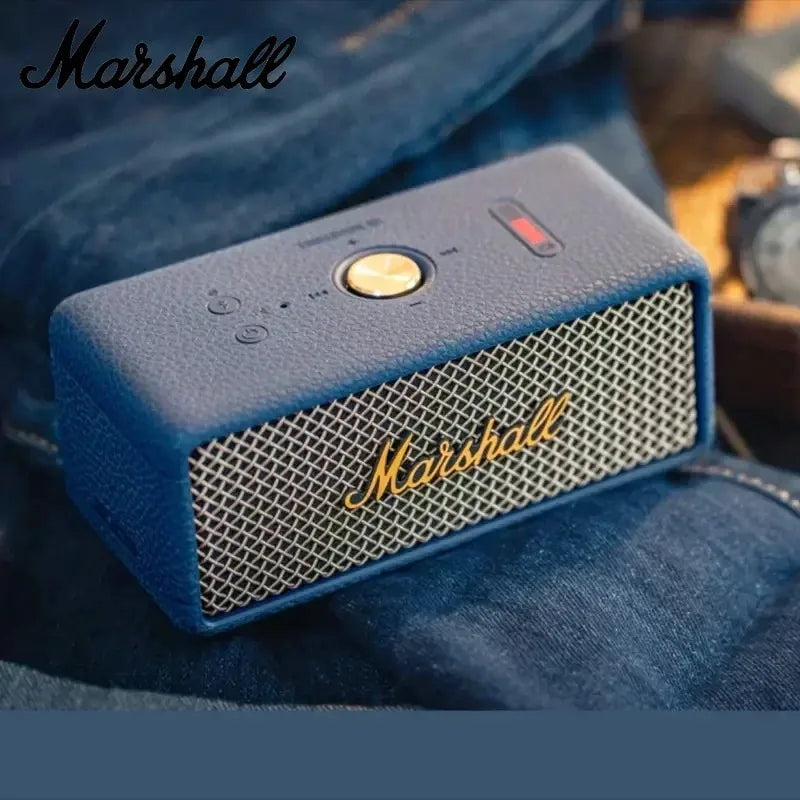Marshall Portable Outdoor Speaker | Wireless Bluetooth TWS Stereo Loud Sound with Clear Mic for Smartphone Tablet Speaker