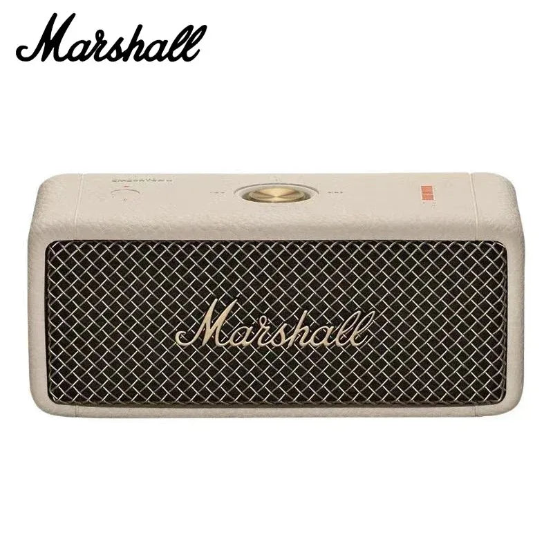 Marshall Portable Outdoor Speaker | Wireless Bluetooth TWS Stereo Loud Sound with Clear Mic for Smartphone Tablet Speaker