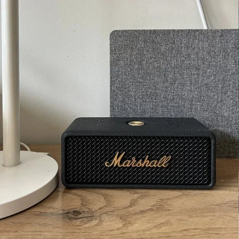 Marshall Portable Outdoor Speaker | Wireless Bluetooth TWS Stereo Loud Sound with Clear Mic for Smartphone Tablet Speaker