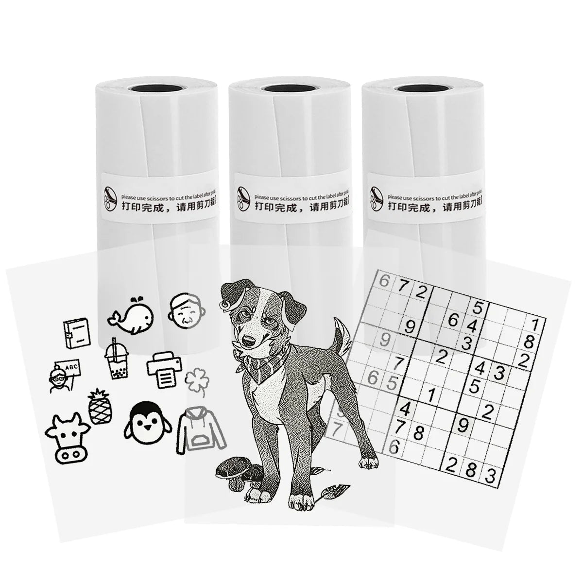 Thermal Mini Portable Printer | Inkless, Sticker Maker, App Pocket Printer for Bluetooth Devices