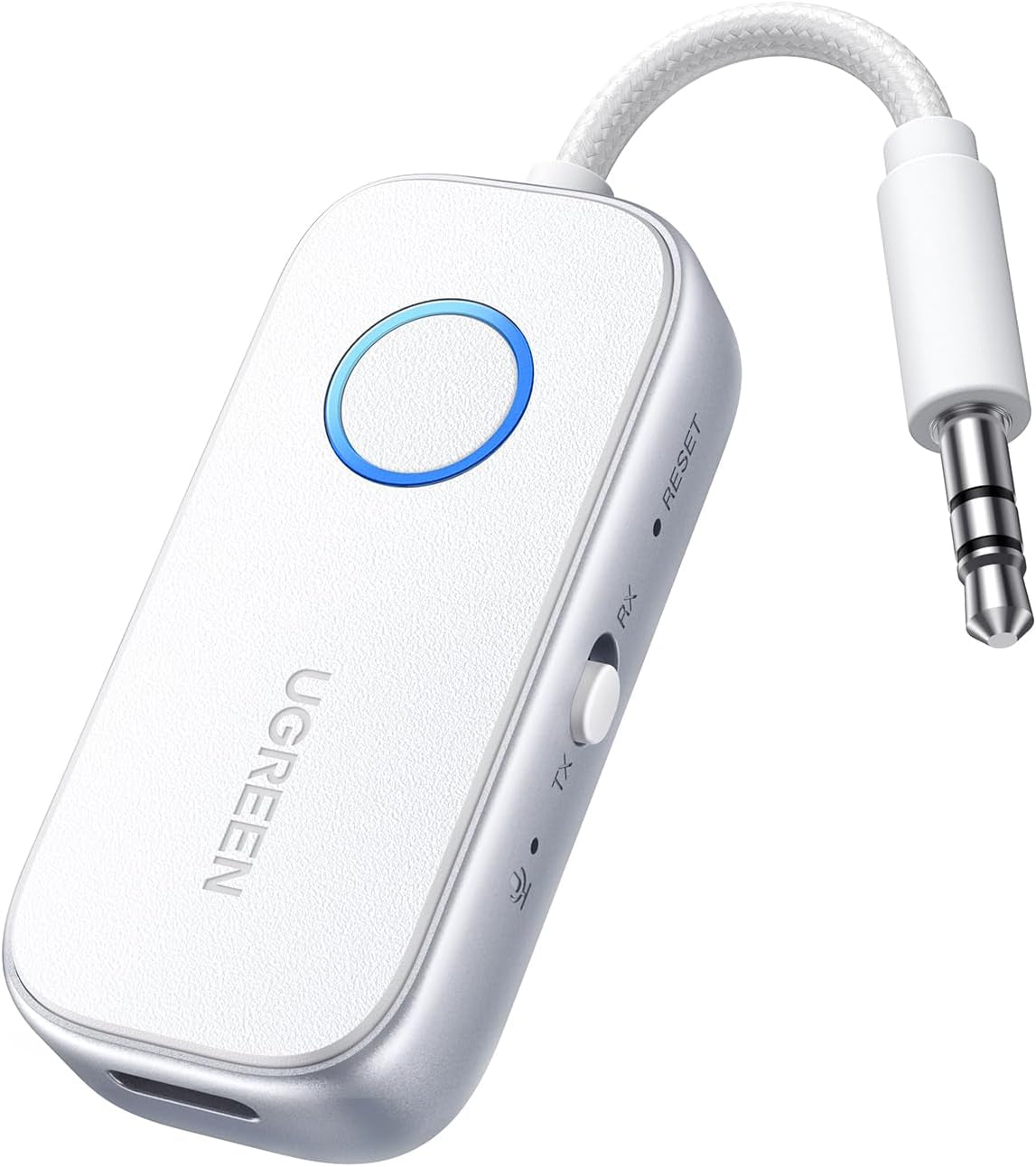 Bluetooth 6.0 Transmitter Receiver for 2 Airpods or Headphones | Airplane Travel Essentials 2-In-1, Wireless 3.5MM AUX Jack Adapter for Flight, TV, Car Stereo