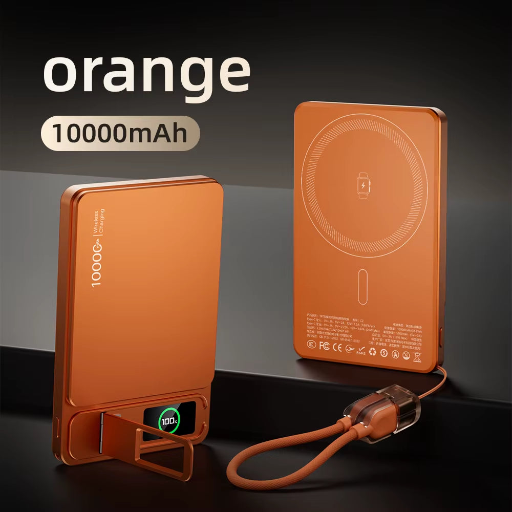 10000Mah Slim Original Portable Power Bank for Magsafe Charging | Wireless Fast Charging Up To 20W
