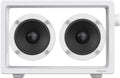 See Through Minimalist Portable Bluetooth Speaker | 16W Wireless & Wired With AUX, Loud, HD Powerful Sound and Wide Compatibility V5.3 for Indoor & Outdoor - White