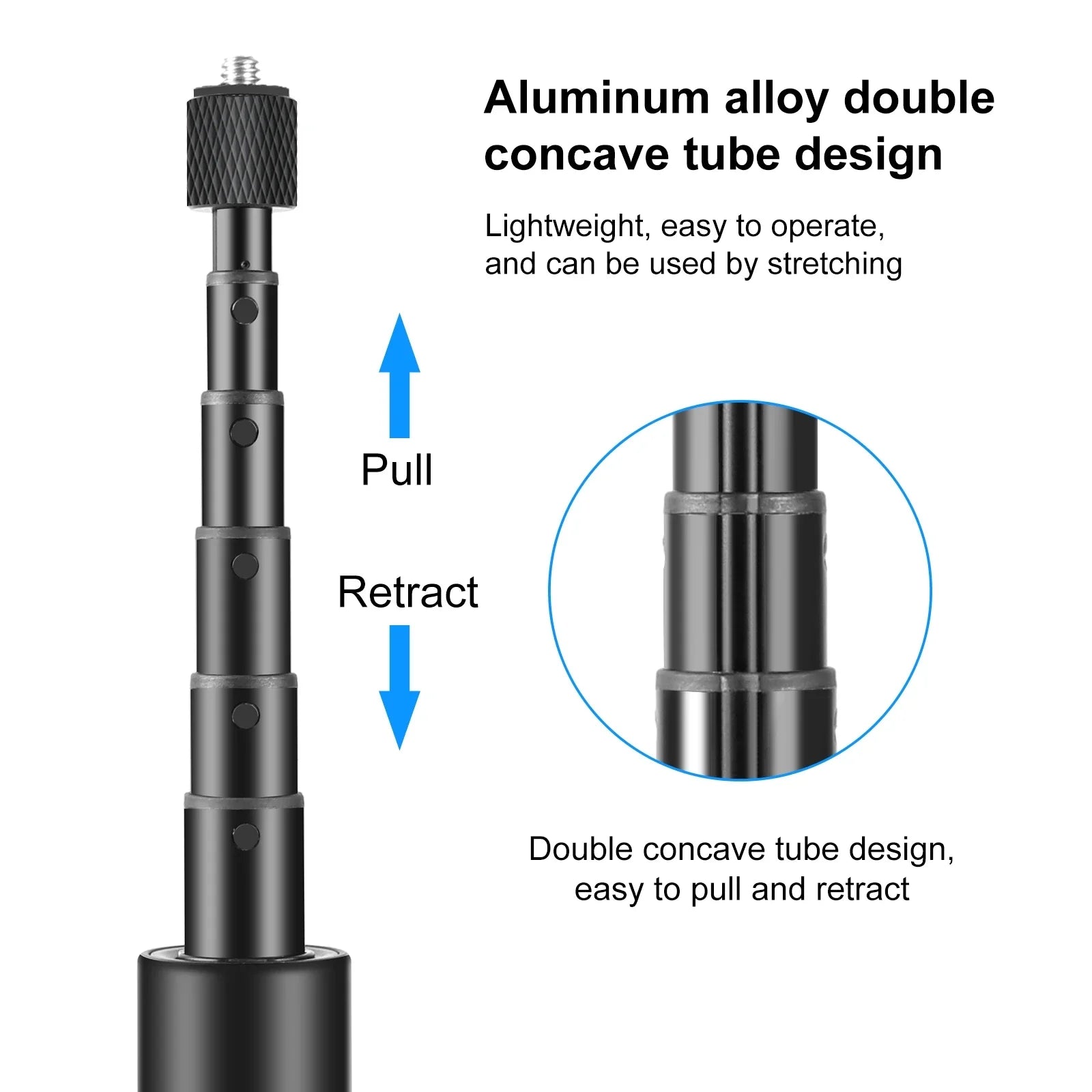 Insta360 2-in-1 Invisible Selfie Stick + Tripod For X5 X4 Ace /Ace Pro/Ace PRO 2/X3/X2/ONE RS/R/GO 3/GO 2 | Original Accessories
